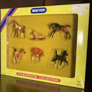 early Breyer Horses Stablemates Collection Set 6 Set No. 5655 NEW IN BOX Collect